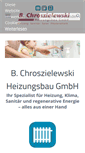 Mobile Screenshot of chroszielewski.de